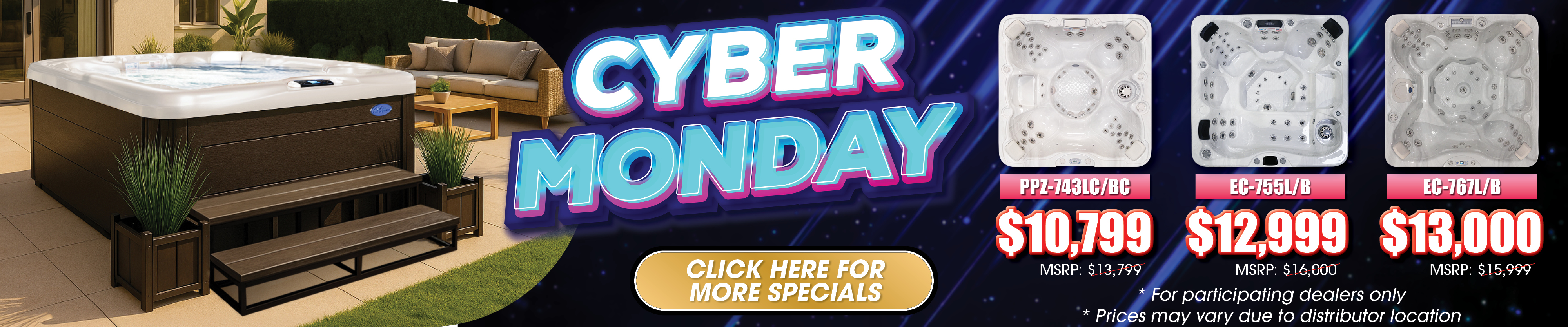 Calspas hot tub being used in a family setting - Hayward